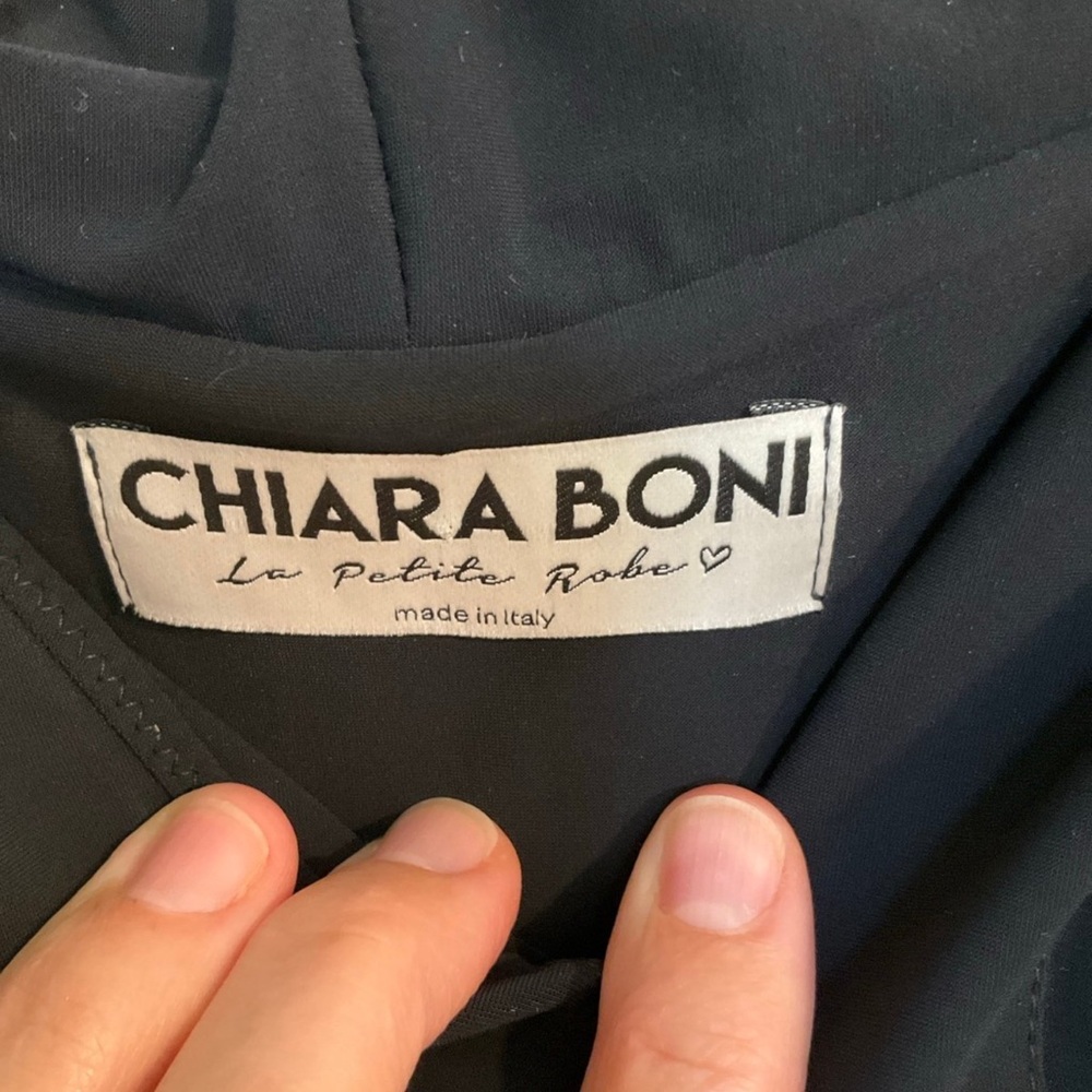 Chiara Boni La Petite Robe sleeveless black slit skirt maxi Dress, XS (38) - Picture 6 of 13